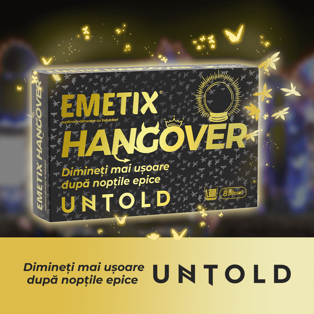 Pregătește-te pentru UNTOLD cu Emetix® Hangover